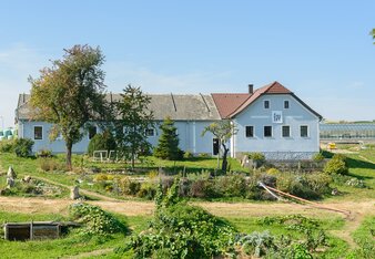 Gesamtansicht des Bio-Bauernhof Frei-Hof samt Permakulturgarten | © SONNENTOR