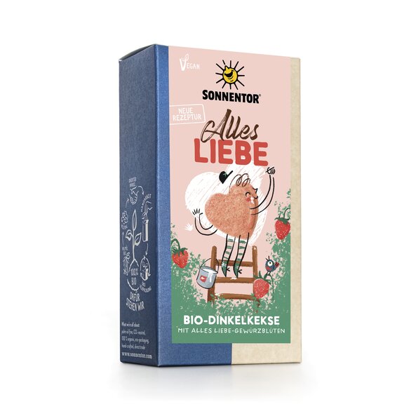 Alles Liebe Kekse bio 125 g, Packung