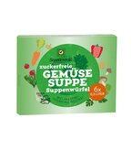 Zuckerfreie Gemüsesuppe Suppenwürfel bio