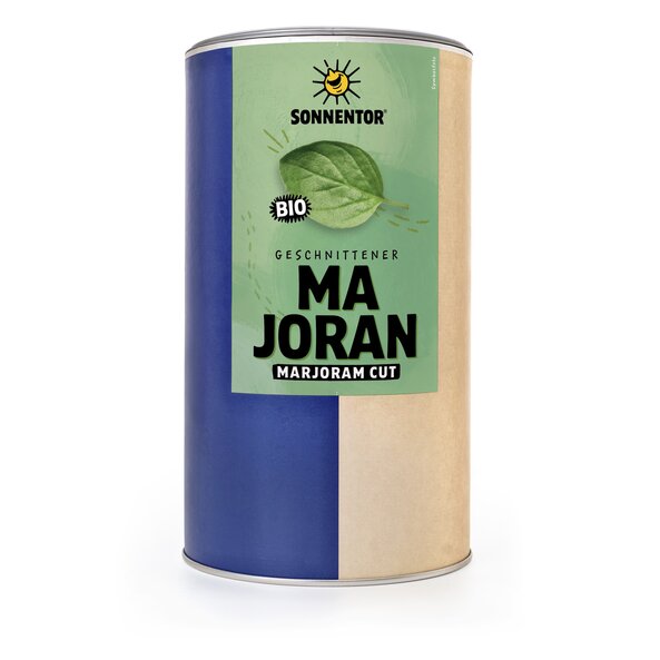 Majoran geschnitten bio 110 g, Gastrodose groß | © SONNENTOR Majoran geschnitten bio 110 g, Gastrodose groß | © SONNENTOR