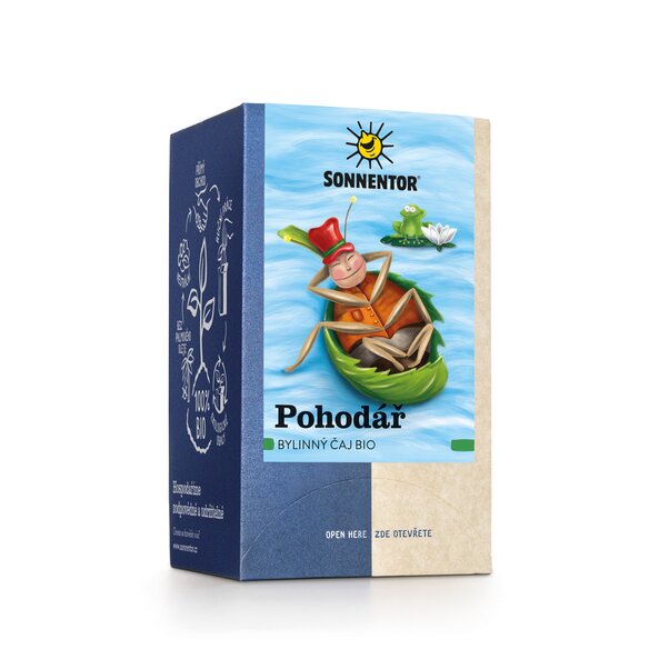 Pohodář - bylinný čaj bio 27g porc.dvoukomorový Pohodář - bylinný čaj bio 27g porc.dvoukomorový
